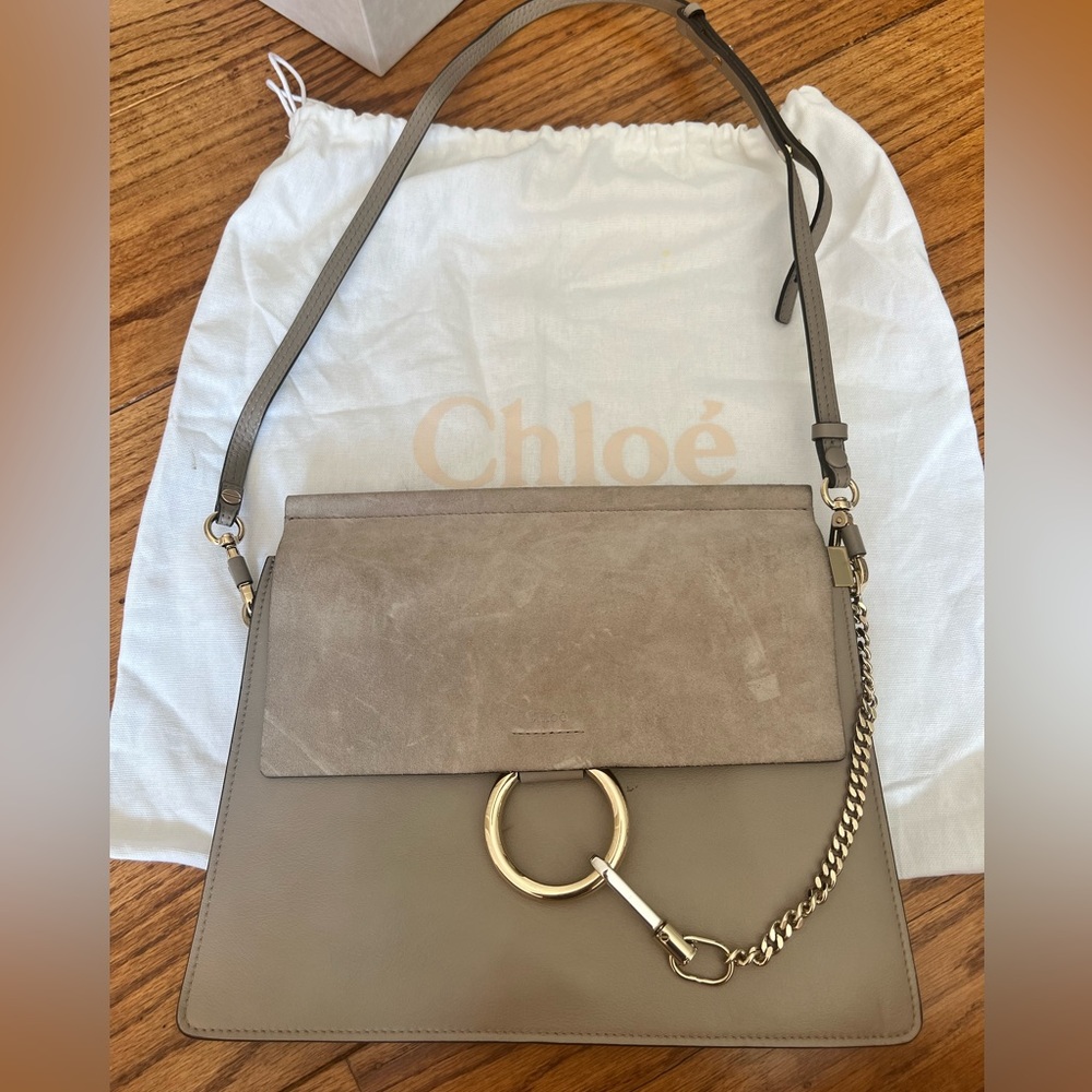 Worn once, Chloe Faye bag.